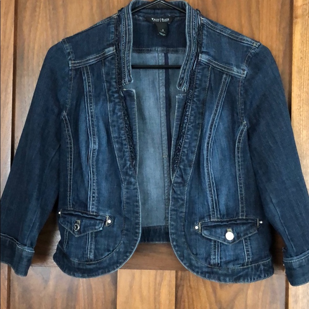 White House Black Market denim jacket